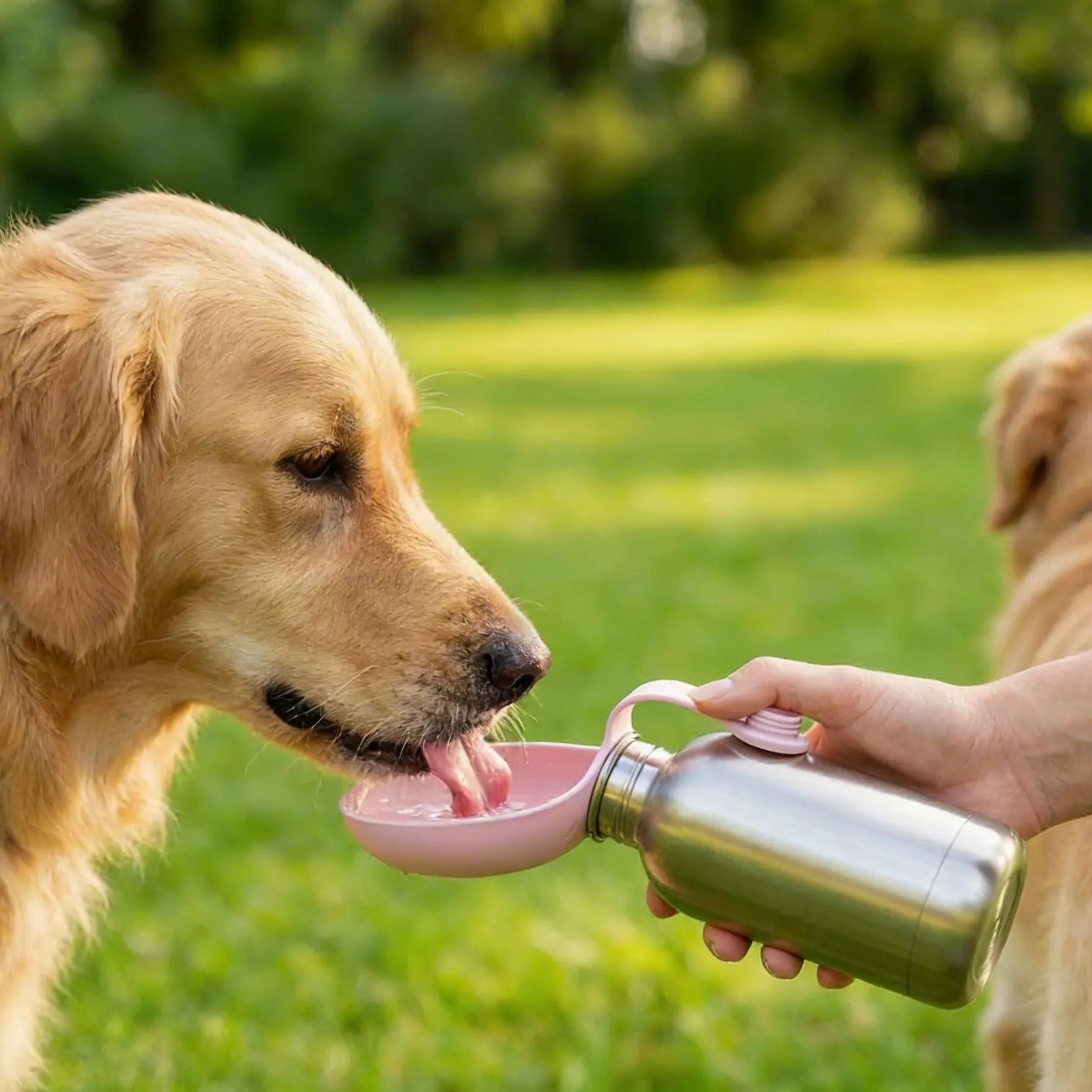 Pawsip® Portable Dog Water Bottle – Leak Proof Travel Cup for Dogs
