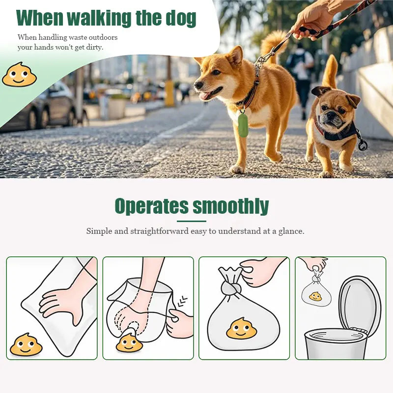 Dog Poop Bag Dispenser with Dog Poop Bags, Durable and Guaranteed Leakproof, Lavender Scented, 1 Dispenser and 900/270 Bags #Summervibes