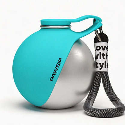 Pawsip® Portable Dog Water Bottle – Leak Proof Travel Cup for Dogs